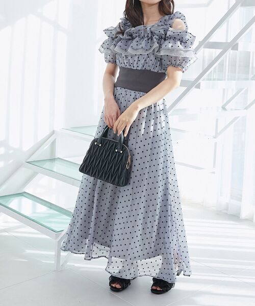MAJESTIC LEGON（マジェスティックレゴン）の「チャームセットキルティングバッグ（ショルダーバッグ・レディース・キャメル/ピンク/ブラック/アイボリー/グレイッシュベージュ・FREE）」の21枚目の写真