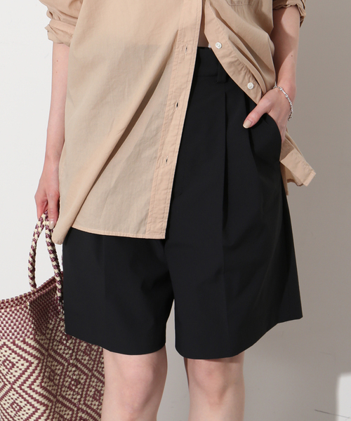 SLOBE IENA（スローブイエナ）の「2タックキュロット【洗濯機洗い可能】（その他パンツ・レディース・ホワイト/ブラック・38/36）」の12枚目の写真