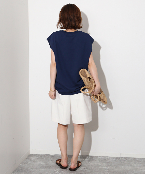 SLOBE IENA（スローブイエナ）の「2タックキュロット【洗濯機洗い可能】（その他パンツ・レディース・ホワイト/ブラック・38/36）」の16枚目の写真