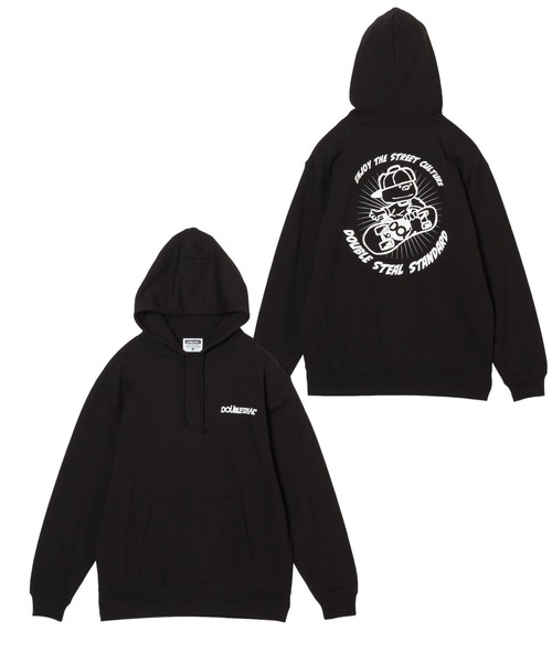 DOUBLE STEAL(ダブルスティール)の「スケートDOUBZ 裏パイルパーカー(パーカー・メンズ・ライトオリーブ/ブラック/杢グレー・X-LARGE/LARGE/MEDIUM)」の6枚目の写真
