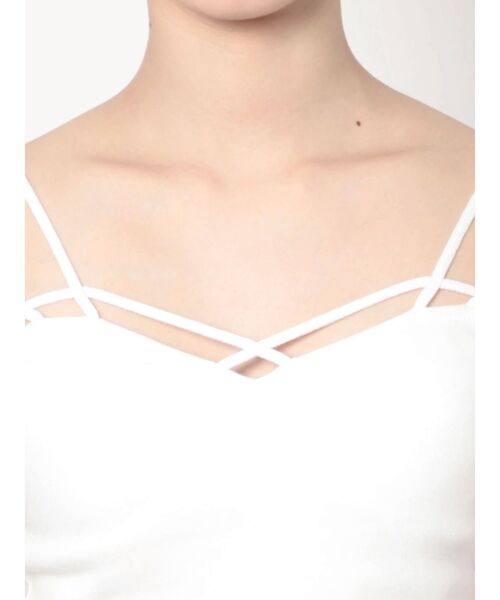 GYDA（ジェイダ）の「バインダーキャミ（キャミソール・レディース・ブラック/オフホワイト・FREE）」の19枚目の写真