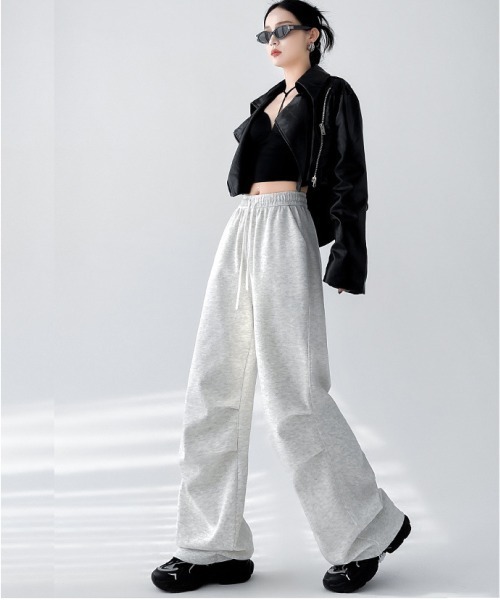 THEROW ラヌイットコットンスウェットパンツ ピエトラメランジュ THEROW ラヌイットコットンスウェットパンツ ピエトラメランジュ
