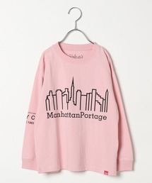 【Manhattan Portage(マンハッタンポーテージ)】プリント長袖Tシャツ(KIDS)