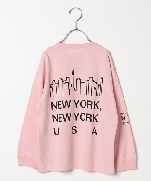 Manhattan Portage(マンハッタンポーテージ)の「【Manhattan Portage(マンハッタンポーテージ)】プリント長袖Tシャツ(KIDS)(Tシャツ/カットソー・キッズ・ピンク/ホワイト/ブラック・130cm/150cm)」の6枚目の写真