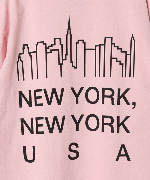 Manhattan Portage(マンハッタンポーテージ)の「【Manhattan Portage(マンハッタンポーテージ)】プリント長袖Tシャツ(KIDS)(Tシャツ/カットソー・キッズ・ピンク/ホワイト/ブラック・130cm/150cm)」の14枚目の写真