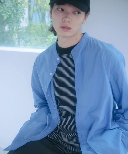 FORK&SPOON(フォークアンドスプーン)の「FORK&SPOON ブロードバンドカラーシャツ(シャツ/ブラウス・メンズ・チャコールグレー/ブルー系その他/ベージュ系その他・4/5)」の1枚目の写真