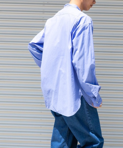 FORK&SPOON(フォークアンドスプーン)の「FORK&SPOON ブロードバンドカラーシャツ(シャツ/ブラウス・メンズ・チャコールグレー/ブルー系その他/ベージュ系その他・4/5)」の7枚目の写真