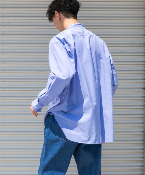 FORK&SPOON(フォークアンドスプーン)の「FORK&SPOON ブロードバンドカラーシャツ(シャツ/ブラウス・メンズ・チャコールグレー/ブルー系その他/ベージュ系その他・4/5)」の8枚目の写真