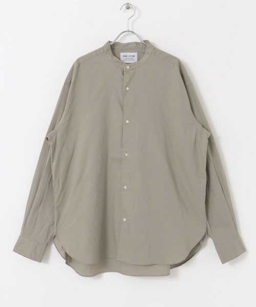 FORK&SPOON(フォークアンドスプーン)の「FORK&SPOON ブロードバンドカラーシャツ(シャツ/ブラウス・メンズ・チャコールグレー/ブルー系その他/ベージュ系その他・4/5)」の12枚目の写真