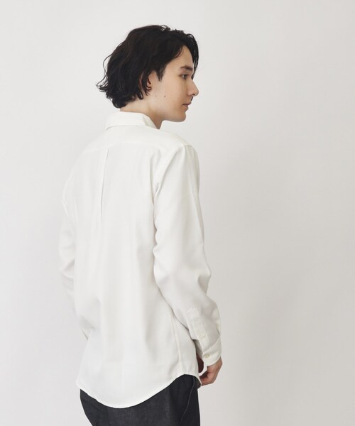 THE SHOP TK （ザ ショップ ティーケー ）の「◆【シワになりにくい】マウントネルシャツ（シャツ/ブラウス・メンズ・ネイビー/ブルー系その他/モスグリーン系1/オフホワイト・03/02/04/01）」の12枚目の写真