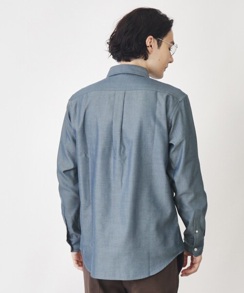 THE SHOP TK （ザ ショップ ティーケー ）の「◆【シワになりにくい】マウントネルシャツ（シャツ/ブラウス・メンズ・ネイビー/ブルー系その他/モスグリーン系1/オフホワイト・03/02/04/01）」の15枚目の写真