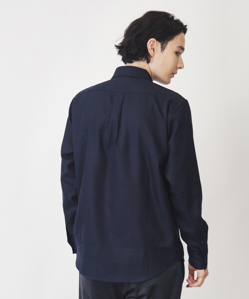 THE SHOP TK （ザ ショップ ティーケー ）の「◆【シワになりにくい】マウントネルシャツ（シャツ/ブラウス・メンズ・ネイビー/ブルー系その他/モスグリーン系1/オフホワイト・03/02/04/01）」の21枚目の写真