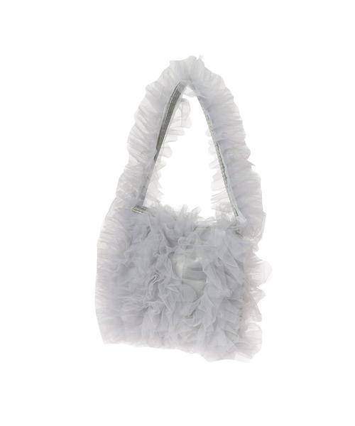 fifth(フィフス)の「チュールミニバッグ(ハンドバッグ・レディース・ライトグレー/アイボリー/ブラック・FREE)」の13枚目の写真