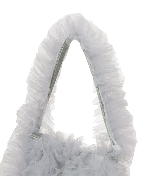 fifth(フィフス)の「チュールミニバッグ(ハンドバッグ・レディース・ライトグレー/アイボリー/ブラック・FREE)」の16枚目の写真