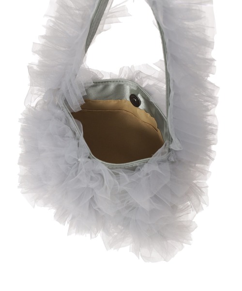 fifth(フィフス)の「チュールミニバッグ(ハンドバッグ・レディース・ライトグレー/アイボリー/ブラック・FREE)」の18枚目の写真