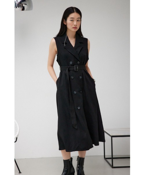 新品タグ付き　ジレコートワンピース　ロージーモンスター ツイードジレワンピース｜WOMEN｜250HSF33-162C｜AZUL BY MOUSSY