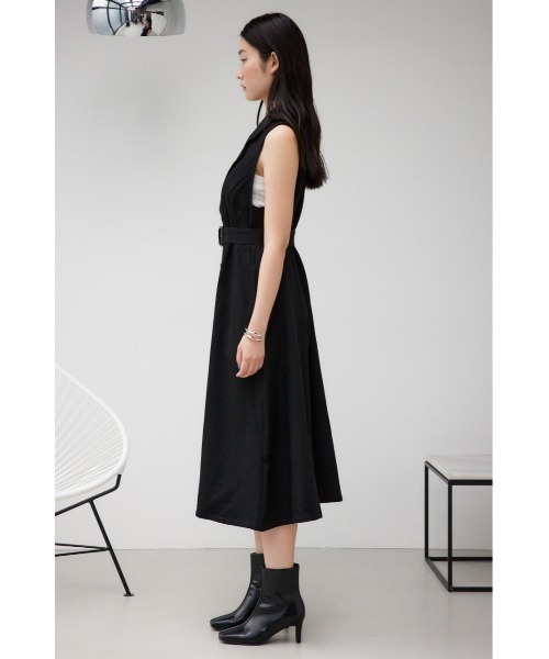 新品未使用✨ AZUL by moussy ツイード ジレ ワンピース M値下げ AZUL BY MOUSSY | ツイードジレワンピース (ワンピース(ロング