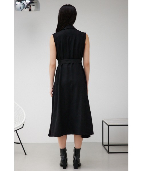 AZUL by moussy（アズールバイマウジー）の「トレンチジレワンピース（ワンピース・レディース・ブラック/カーキ/グレー系その他/ベージュ・SMALL/MEDIUM）」の7枚目の写真