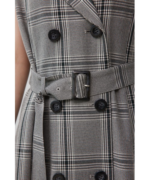 AZUL by moussy（アズールバイマウジー）の「トレンチジレワンピース（ワンピース・レディース・ブラック/カーキ/グレー系その他/ベージュ・SMALL/MEDIUM）」の19枚目の写真