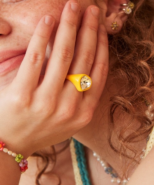 ●HEART BEAM COLOR RING_8COLOR（リング）｜VINTAGE HOLLYWOOD（ビンテージハリウッド）