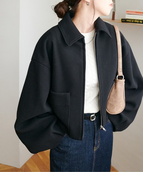 DISCOAT（ディスコート）の「【軽量/マルチに活躍】中空糸ジップジャケット《WEB限定カラーあり》（その他アウター・レディース・ベージュ/ブラック/ライトベージュ/チャコールグレー/ブラウン/ベージュ系その他・FREE）」の15枚目の写真