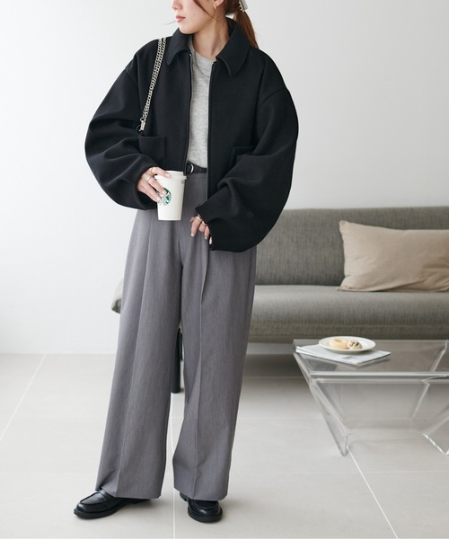 DISCOAT（ディスコート）の「【軽量/マルチに活躍】中空糸ジップジャケット《WEB限定カラーあり》（その他アウター・レディース・ベージュ/ブラック/ライトベージュ/チャコールグレー/ブラウン/ベージュ系その他・FREE）」の21枚目の写真