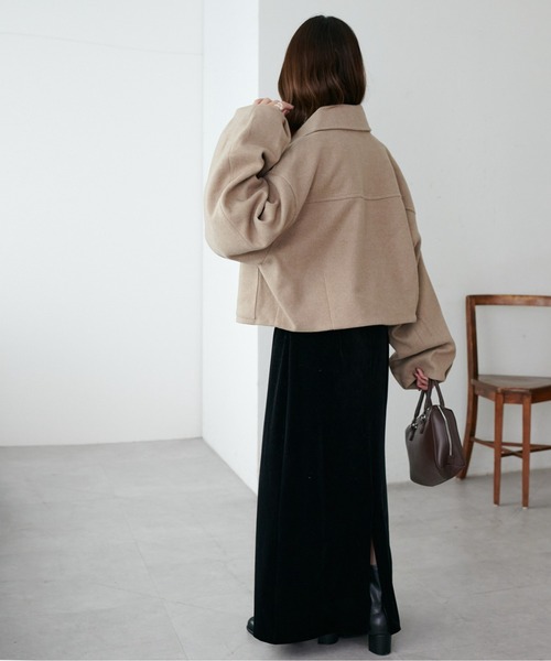 DISCOAT（ディスコート）の「【軽量/マルチに活躍】中空糸ジップジャケット《WEB限定カラーあり》（その他アウター・レディース・ベージュ/ブラック/ライトベージュ/チャコールグレー/ブラウン/ベージュ系その他・FREE）」の12枚目の写真