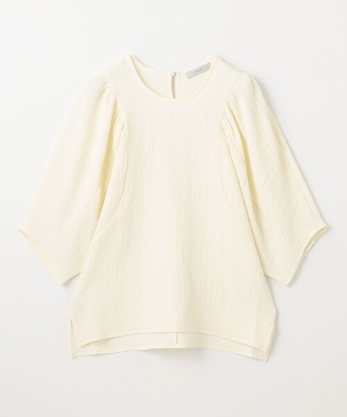 ANY（エニィ）の「ボリュームショルダーふくれプルオーバー（Tシャツ/カットソー・レディース・ダークブラウン系/ブラック系/ホワイト系/スモーキーグリーン系・F）」の18枚目の写真