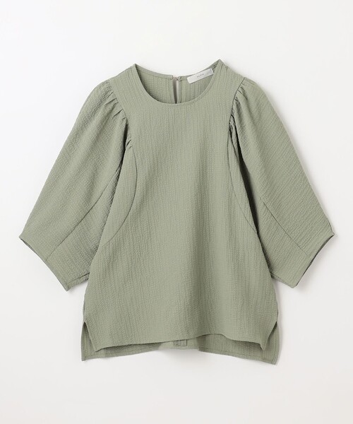 ANY（エニィ）の「ボリュームショルダーふくれプルオーバー（Tシャツ/カットソー・レディース・ダークブラウン系/ブラック系/ホワイト系/スモーキーグリーン系・F）」の20枚目の写真