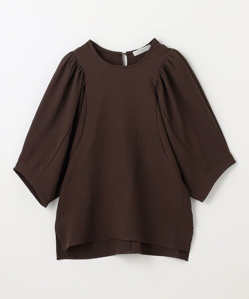 ANY（エニィ）の「ボリュームショルダーふくれプルオーバー（Tシャツ/カットソー・レディース・ダークブラウン系/ブラック系/ホワイト系/スモーキーグリーン系・F）」の21枚目の写真