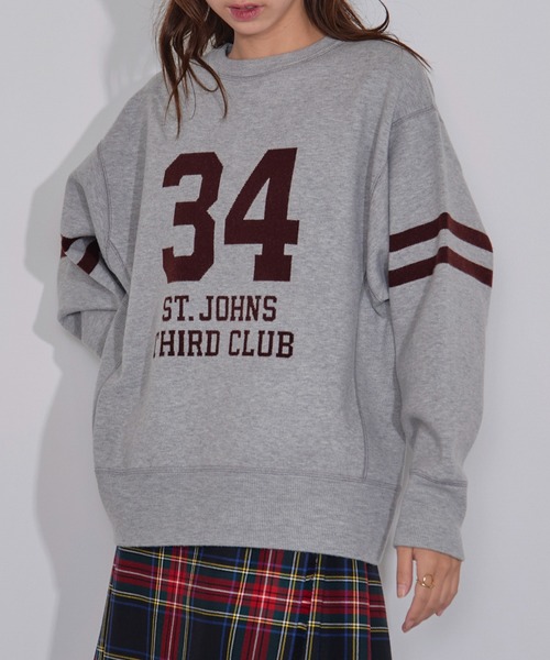 ST.JOHNS 3RD CLUB GMTE KNIT PULLOVER 完売 ST.JOHNS 3RD CLUB GMTE KNIT PULLOVER 完売