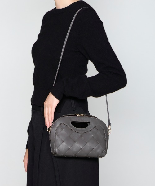 PELLICO（ペリーコ）の「ANELLI INTRECCIATO MINIME バッグ GREY 