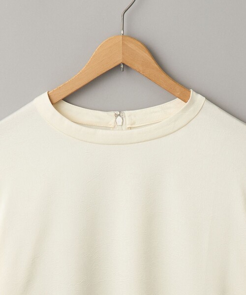 RONEL（ロネル）の「【RONEL】ワッシャーサテンドルマンブラウス（シャツ/ブラウス・レディース・オフホワイト/ネイビー・FREE）」の14枚目の写真