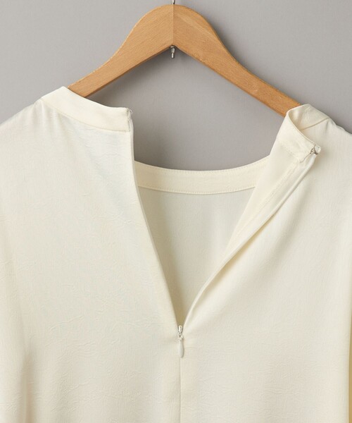 RONEL（ロネル）の「【RONEL】ワッシャーサテンドルマンブラウス（シャツ/ブラウス・レディース・オフホワイト/ネイビー・FREE）」の16枚目の写真