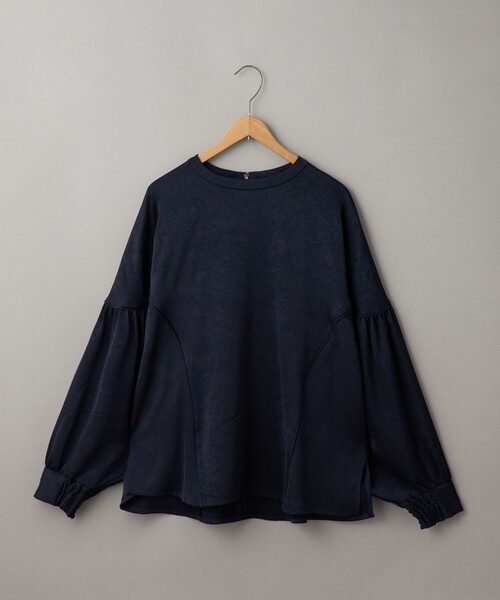 RONEL（ロネル）の「【RONEL】ワッシャーサテンドルマンブラウス（シャツ/ブラウス・レディース・オフホワイト/ネイビー・FREE）」の19枚目の写真