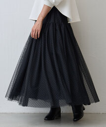 BEARDSLEY | ドットチュールスカート(スカート)