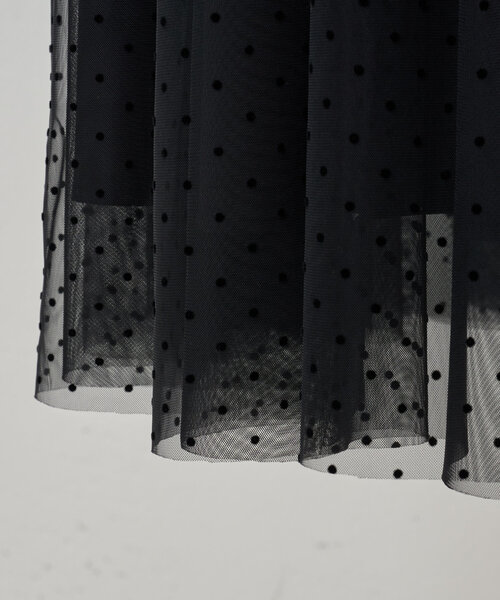 BEARDSLEY（ビアズリー）の「ドットチュールスカート（スカート・レディース・ブラック・FREE）」の22枚目の写真