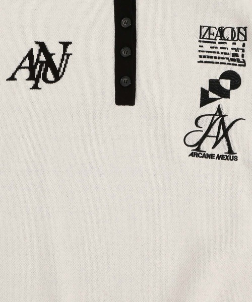 Anui（アニュイ）の「【UNISEX】ゲーミングポロニット（ニット/セーター・レディース・ブラウン系その他/ブラック系その他・MEDIUM）」の11枚目の写真