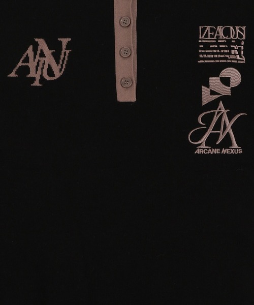 Anui（アニュイ）の「【UNISEX】ゲーミングポロニット（ニット/セーター・レディース・ブラウン系その他/ブラック系その他・MEDIUM）」の4枚目の写真