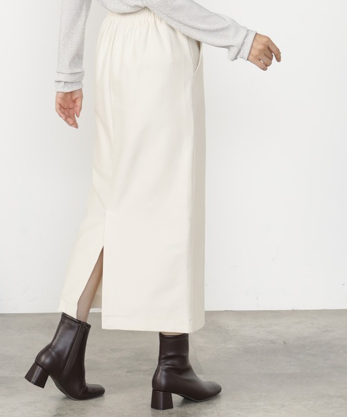 FOUND GOOD(ファウンドグッド)の「レギンスカート(スカート・レディース・ベージュ/レッド系8/アイボリー/ブラック・L/M/S)」の3枚目の写真