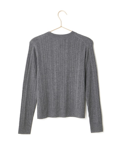 ROPE' PICNIC(ロペピクニック)の「ランダムリブニットプルオーバー(ニット/セーター・レディース・レッド/ネイビー/ダークブラウン/グレー・38)」の12枚目の写真