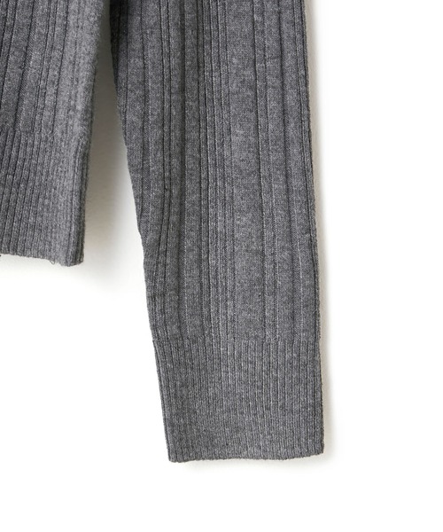 ROPE' PICNIC(ロペピクニック)の「ランダムリブニットプルオーバー(ニット/セーター・レディース・レッド/ネイビー/ダークブラウン/グレー・38)」の15枚目の写真