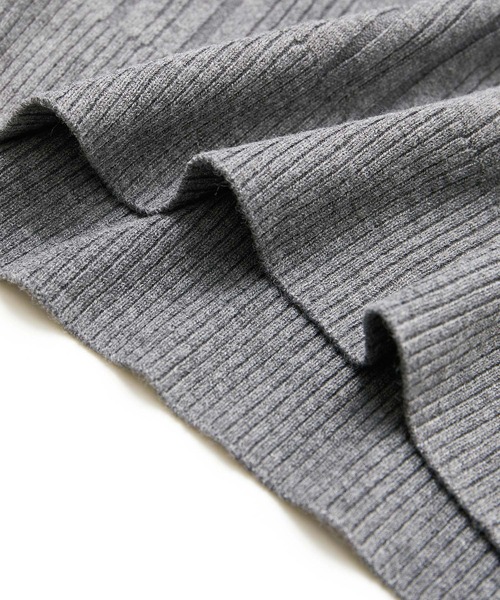 ROPE' PICNIC(ロペピクニック)の「ランダムリブニットプルオーバー(ニット/セーター・レディース・レッド/ネイビー/ダークブラウン/グレー・38)」の17枚目の写真