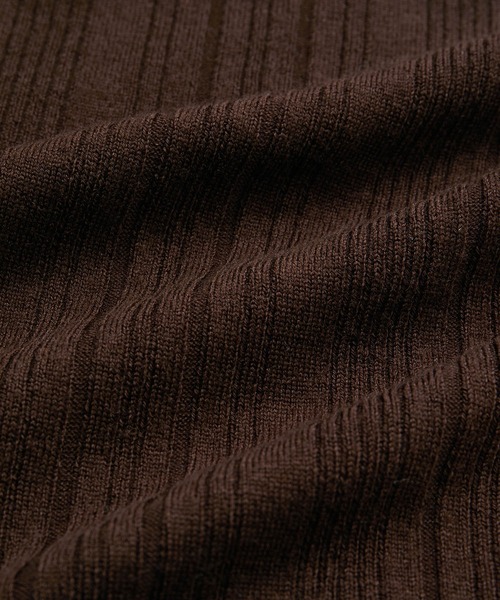 ROPE' PICNIC(ロペピクニック)の「ランダムリブニットプルオーバー(ニット/セーター・レディース・レッド/ネイビー/ダークブラウン/グレー・38)」の5枚目の写真