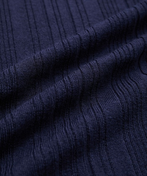 ROPE' PICNIC(ロペピクニック)の「ランダムリブニットプルオーバー(ニット/セーター・レディース・レッド/ネイビー/ダークブラウン/グレー・38)」の7枚目の写真