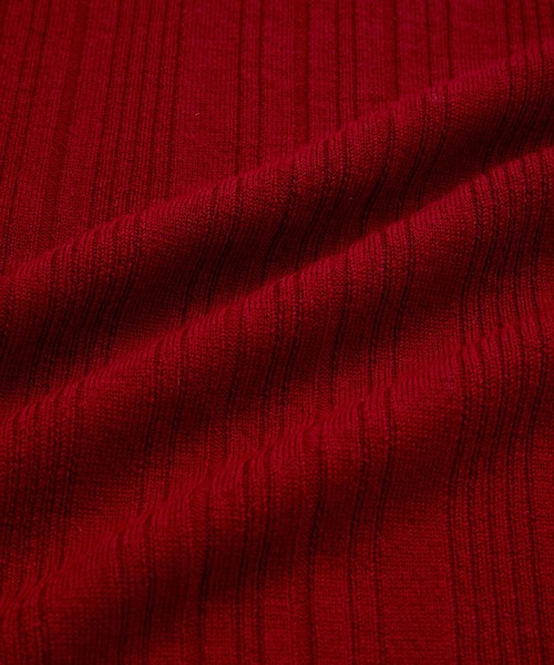 ROPE' PICNIC(ロペピクニック)の「ランダムリブニットプルオーバー(ニット/セーター・レディース・レッド/ネイビー/ダークブラウン/グレー・38)」の9枚目の写真