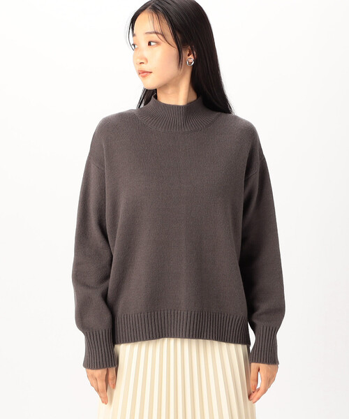 COMME CA ISM(コムサイズム)の「バックスリット ハイネックニット(ニット/セーター・レディース・ベージュ/ネイビー/モカ・MEDIUM/LARGE)」の22枚目の写真