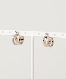 【Ralph Lauren】クリスタル パヴェ フープピアス 手元に在庫♪ Ralph Lauren】クリスタル パヴェ スモール フープ ピアス