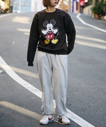 【 Goodwear  / グッドウェア 】Disney  ディズニー プリント スウェット プルオーバー (ミッキーマウス) 1