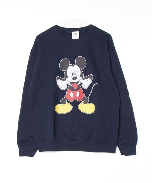 Goodwear(グッドウェア)の「【 Goodwear / グッドウェア 】Disney ディズニー プリント スウェット プルオーバー (ミッキーマウス) 1(スウェット・メンズ・ネイビー/ライトグレー/ダークブラウン/ブラック/ライトピンク・M/L/XL)」の18枚目の写真